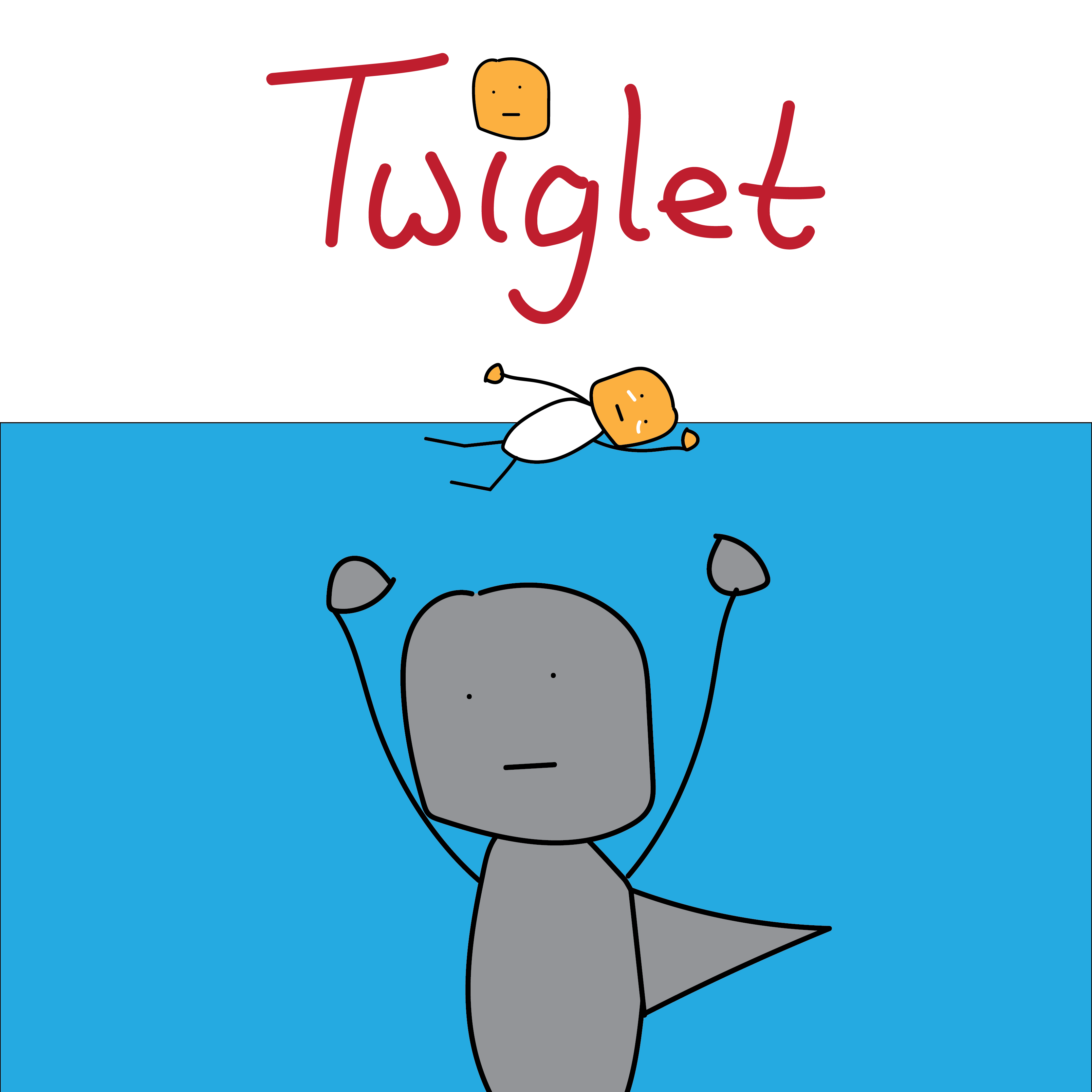 #62 Shark Film Poster Twiglet